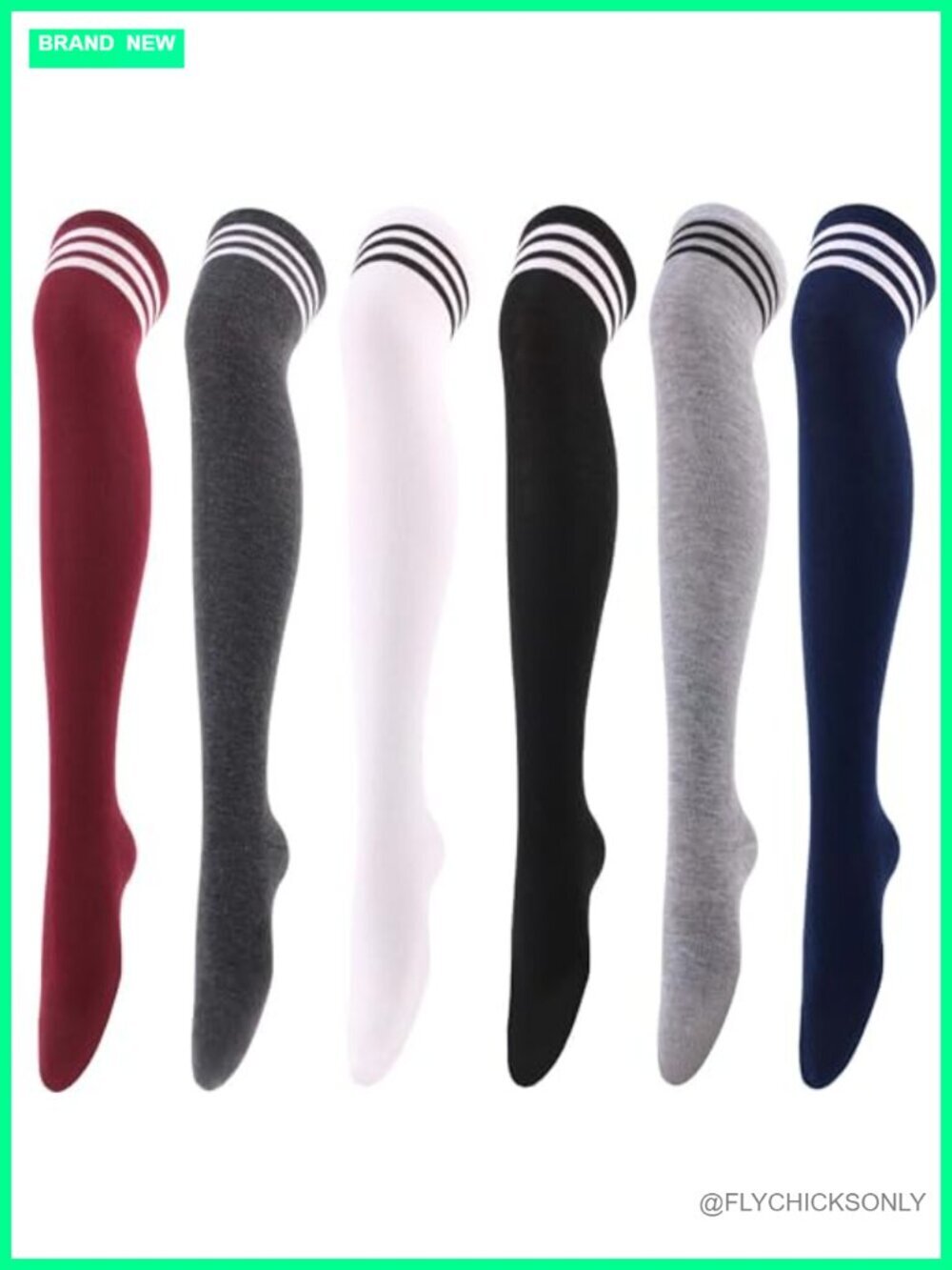 Thigh High Socks Knee High Stockings for Women Long Socks Leg Warmers Cosplay